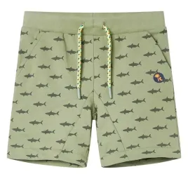 szorty-dzieciece-ze-sznurkiem-jasne-khaki-128