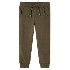 dzieciece-spodnie-dresowe-melanz-khaki-92