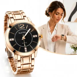 elegancki-zegarek-damski-kurren-gold-kobiecy-styl-premium