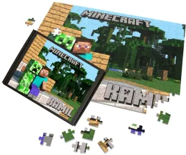 puzzle-a3-a4-minecraft-film-movie-2025-gadzety-z-imieniem-napisem