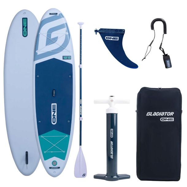 Deska SUP Gladiator One 10'8 White ekonomiczna stabilna allround wygodna