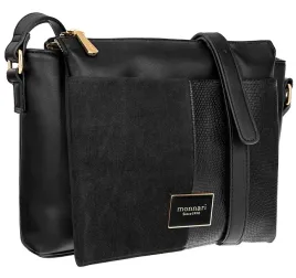 torebka-czarna-listonoszka-monnari-logo-3-komory-crossbody