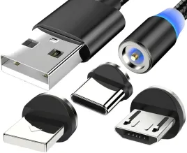 kabel-15m-magnet-usb-3w1-micro-typ-c-iphone-usb-c