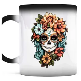 kubek-magiczny-do-kawy-catrina-kobieta-z-kwiatami-czaszka-meksykanska