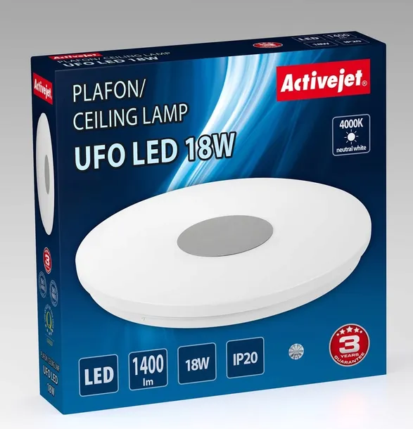 plafon-led-activejet-aje-ufo-18w-stan-nowy