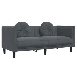sofa-2-osobowa-z-poduszkami-ciemnoszara-aksamit