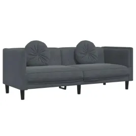 sofa-3-osobowa-z-poduszkami-ciemnoszara-aksamit