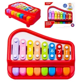 edukacyjne-organki-cymbalki-pianinko-czerwone
