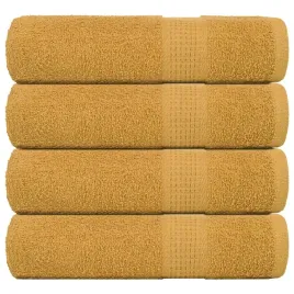 reczniki-prysznicowe-4-szt-zloty-70x140cm-360-gsm-100percent-bawelna