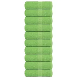 reczniki-hotelowe-10-szt-zielone-30x50-cm-bawelna-100percent
