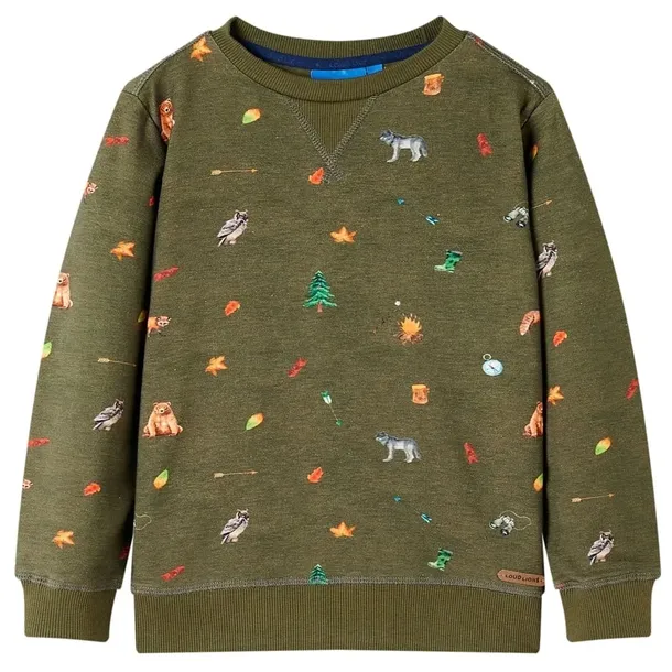 bluza-dziecieca-khaki-104-wzor-dominujacy-nadruk