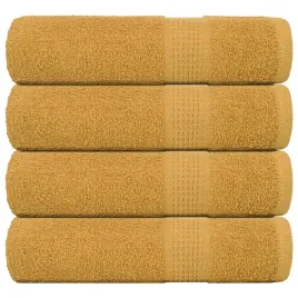 reczniki-kapielowe-4-szt-zloty-100x150-cm-360-gsm-100percent-bawelna