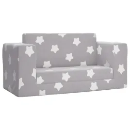 2-os-sofa-dla-dzieci-rozkladana-szara-w-gwiazdki-plusz