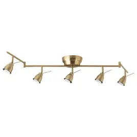lampa-sufitowa-5-reflektorow-mosiadz-gu10-regulowana