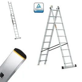 drabina-aluminiowa-profesjonalna-2x9-wielofunkcyjna-150-kg-drabest-hak