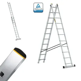drabina-aluminiowa-profesjonalna-2x11-wielofunkcyjna-150-kg-drabest-hak
