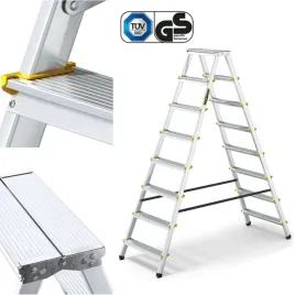 drabina-aluminiowa-domowa-dwustronna-2x8-drabest-150-kg