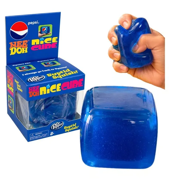 NeeDoh Gniotek Antystresowy Kostka Lodu Nice Cube Pepsi Zabawka Sensoryczna