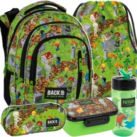 gaming-minecraft-plecak-chlopiecy-backup-do-podstawowki-zestaw-5w1-gamer