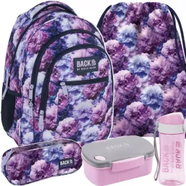 komplet-5w1-plecak-mlodziezowy-backup-dla-dziewczyny-szkolny-kwiaty-violet