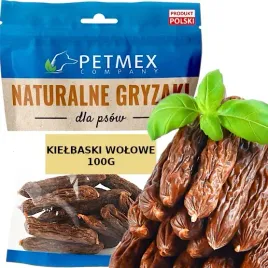 przysmak-przekaska-dla-psa-naturalne-kielbaski-drobiowo-wolowe-petmex-100g