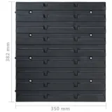 141-czesciowy-organizer-na-panelach-sciennych-stan-nowy-waga-z-opakowaniem-9-25-kg