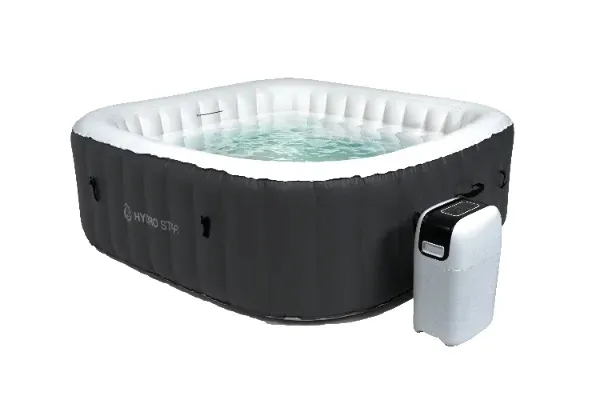 HYDRO STAR dmuchane spa ogrodowe basen MALAGA SZARY kwadratowy 4-6 os.