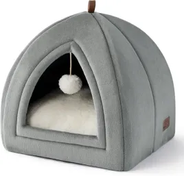 bedsure-legowisko-dla-kota-igloo-40x40x40-cm-budka-domek-skladane-siwe