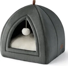 bedsure-legowisko-dla-kota-igloo-40x40x40-cm-domek-budka-ciemnoszare