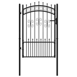 furtka-z-grotami-czarna-103x200-cm-malowana-proszkowo-stal
