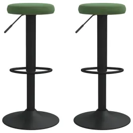 stolki-barowe-2-szt-ciemnozielone-tapicerowan