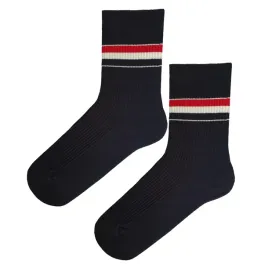 skarpetki-meskie-wygodne-za-kostke-czarna-dzianina-z-paskami-striped-36-40