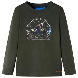 koszulka-dziecieca-z-dlugimi-rekawami-khaki-1