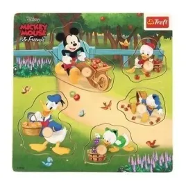 puzzle-mini-drewniane-mickey-and-friends-trefl