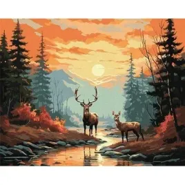 malowanie-po-numerach-elegancki-jelen-40x50cm