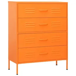 szafka-z-szufladami-pomaranczowa-80x35x1015-cm-stalowa