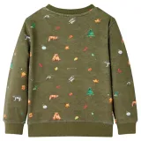 bluza-dziecieca-khaki-140-stan-nowy