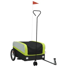 przyczepka-rowerowa-czarno-zielona-45-kg-zelazo