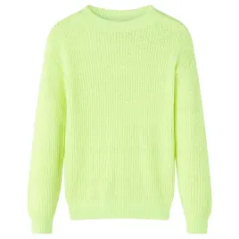sweter-dzieciecy-z-dzianiny-zolty-neonowy-12