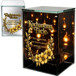 znicz-na-dzien-taty-ojca-lampion-led-lustrzany-nadruk-uv-elegancki-3d