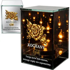 znicz-na-dzien-taty-ojca-lampion-led-lustrzany-nadruk-uv-elegancki-3d