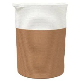 kosz-do-przechowywania-brazowo-bialy-o49x65-c