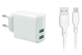 ladowarka-sieciowa-2x-usb-kabel-iphone-34a-230v-led-carcommerce