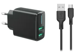 ladowarka-sieciowa-2xusb-34a-kabel-usb-typ-c-1m-szybkie-ladowanie-230v