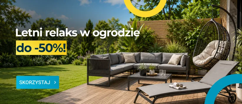 Baner Letni relaks w ogrodzie 15.06