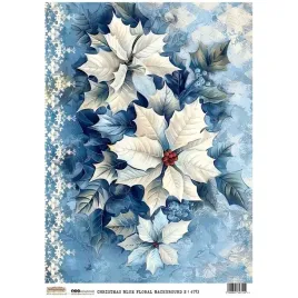papier-ryzowy-do-decoupage-a4-scraplove-christmas-blue-floral-backgroun