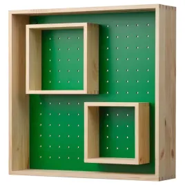 ikea-skogsmosaik-polka-ekspozycyjna-sosna-zielony-45x45-cm