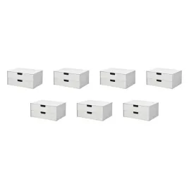 7-szt-mini-komoda-2-szuflady-biala-32x25-cm