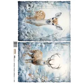 papier-ryzowy-do-decoupage-a4-scraplove-winter-forest-animal-4-zimowe