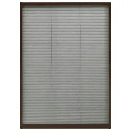 plisowana-moskitiera-okienna-aluminium-brazowa-80x120-cm